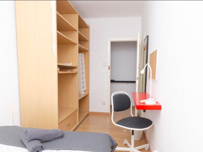 Chambre double confortable à l'Hospitalet - My Space Barcelona Appartements
