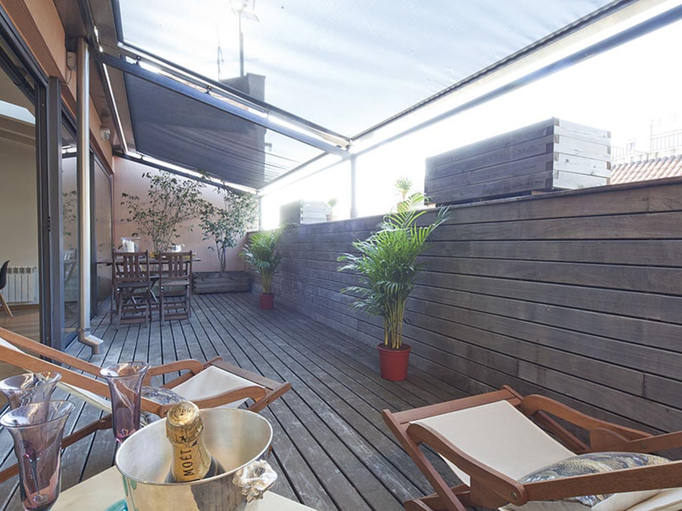Attique à Bonanova avec Terrasse Privée pour 6 - My Space Barcelona Appartements