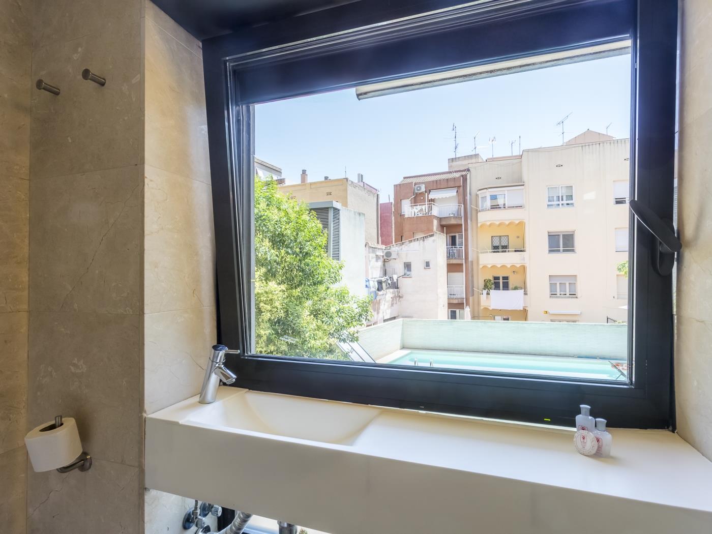 Appartement avec terrasse et piscine près du parc Güell pour 8 - My Space Barcelona Appartements