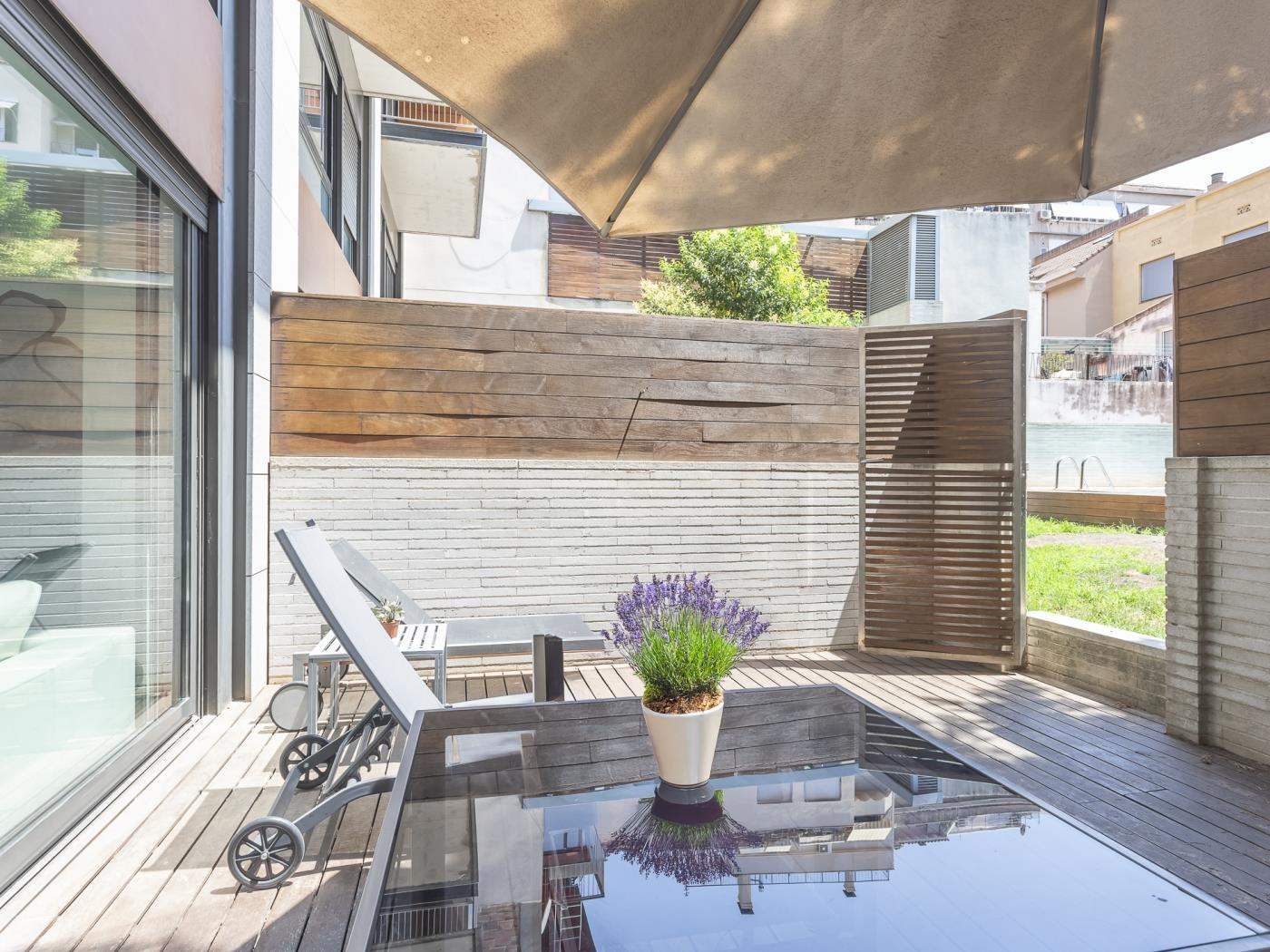 Appartement avec terrasse et piscine près du centre de Barcelone pour 8 - My Space Barcelona Appartements