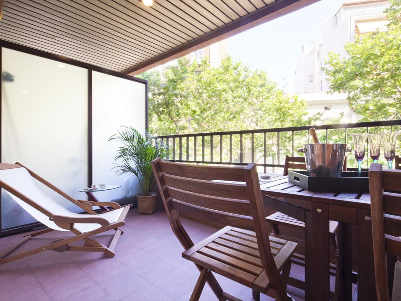 Spacieux appartement exécutif à Bonanova avec terrasse pour 8 - My Space Barcelona Appartements