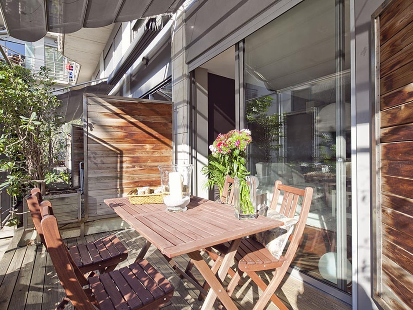 Appartement à louer pour étudiants dans le centre de Barcelone avec terrasse - My Space Barcelona Appartements