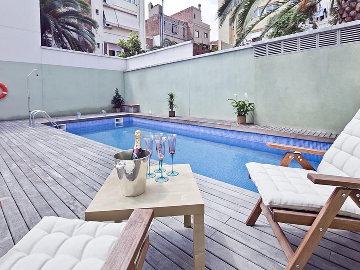 Appartement à Gràcia avec Piscine et Terrasse près de Sagrada Familia pour 6 - My Space Barcelona Appartements