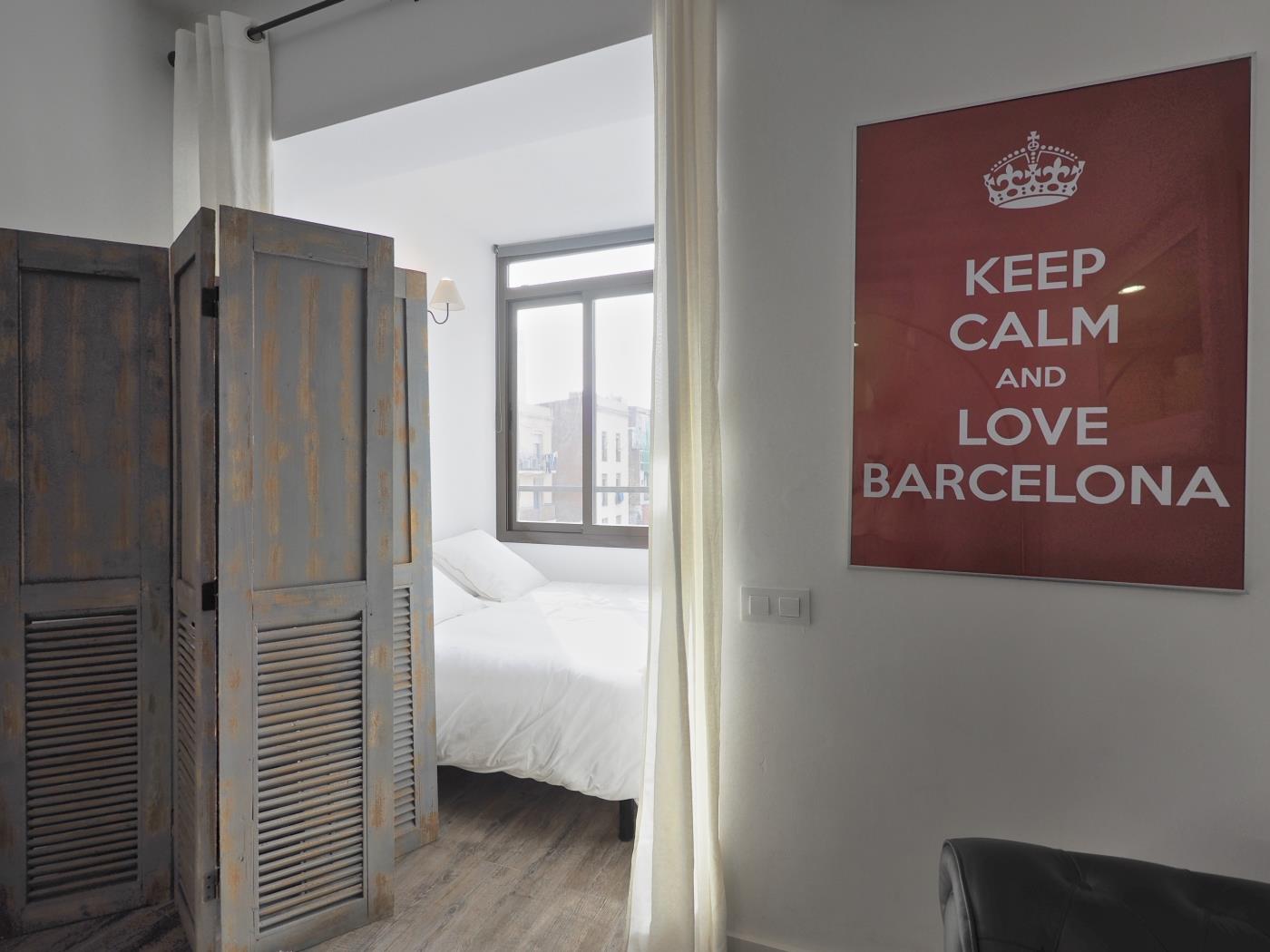 Loft près du Montjuic/ Plaza España avec balcon pour 4 - My Space Barcelona Appartements