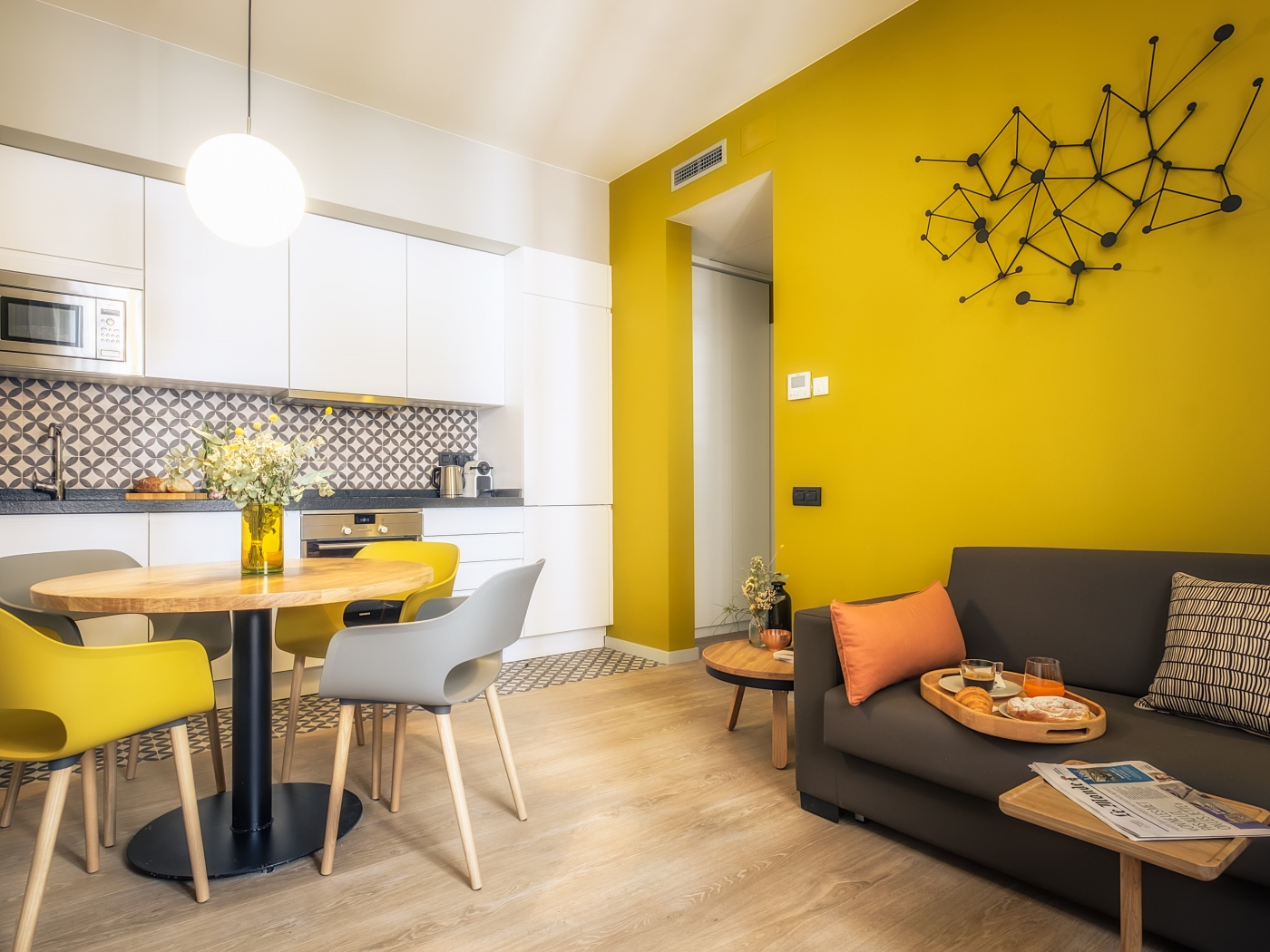 Elégant appartement moderne au centre ville de Sants pour une location à long - My Space Barcelona Appartements
