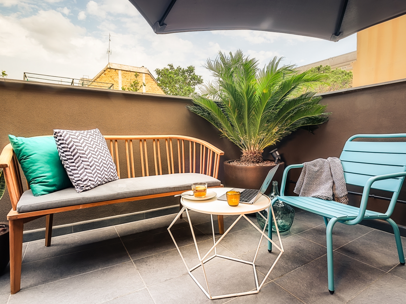 Appartement moderne et élégant pour des mois avec terrasse commune dans le centr - My Space Barcelona Appartements