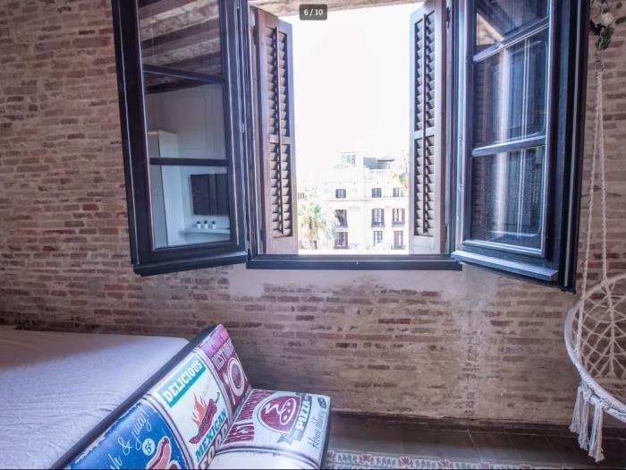 Charmant apartament avec balcon à louer temporairement à Plaza Real - My Space Barcelona Appartements