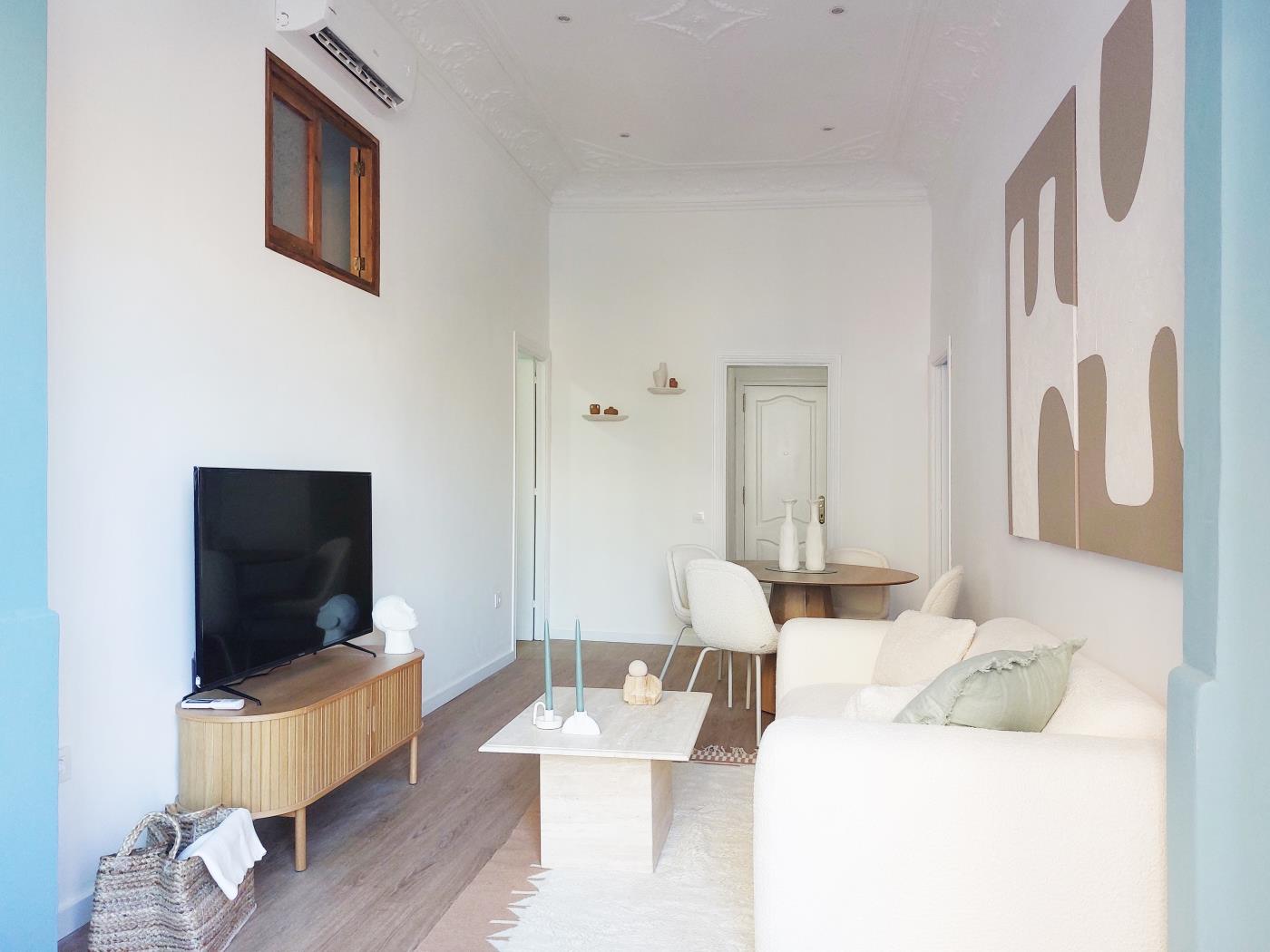 Helle 3‑Zimmer‑Wohnung mit Terrasse im Eixample von Barcelona - My Space Barcelona Appartements