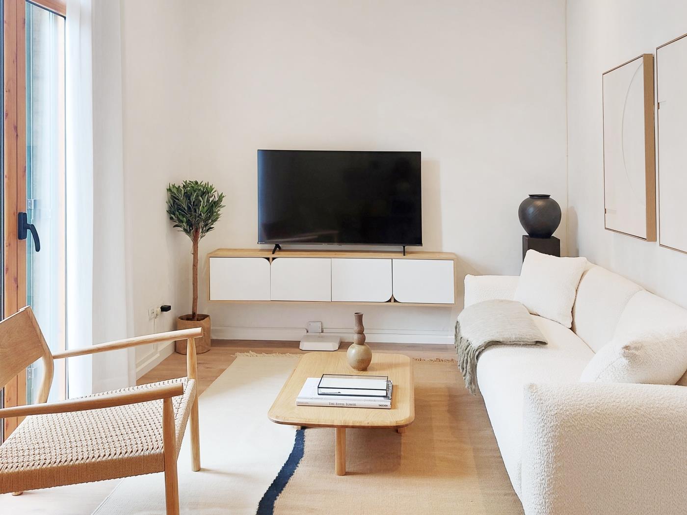 Appartement Lumineux de 2 Chambres avec Balcon - My Space Barcelona Appartements