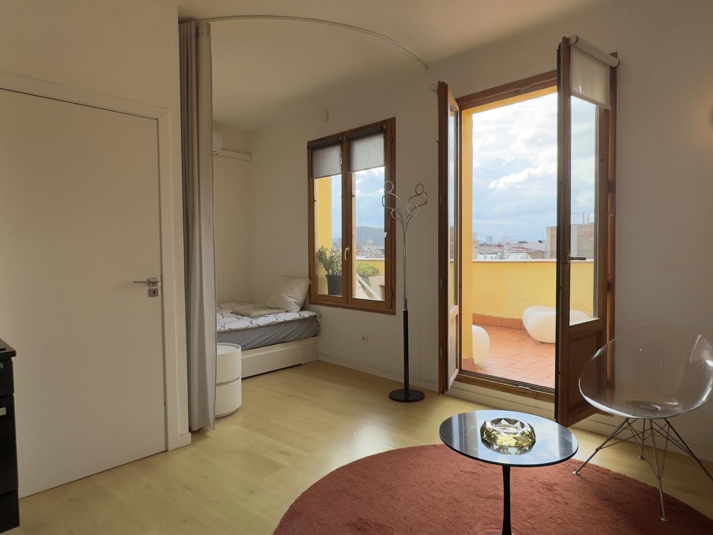 Loft rénové de 2 chambres avec terrasse dans le Quartier Gothique - My Space Barcelona Appartements