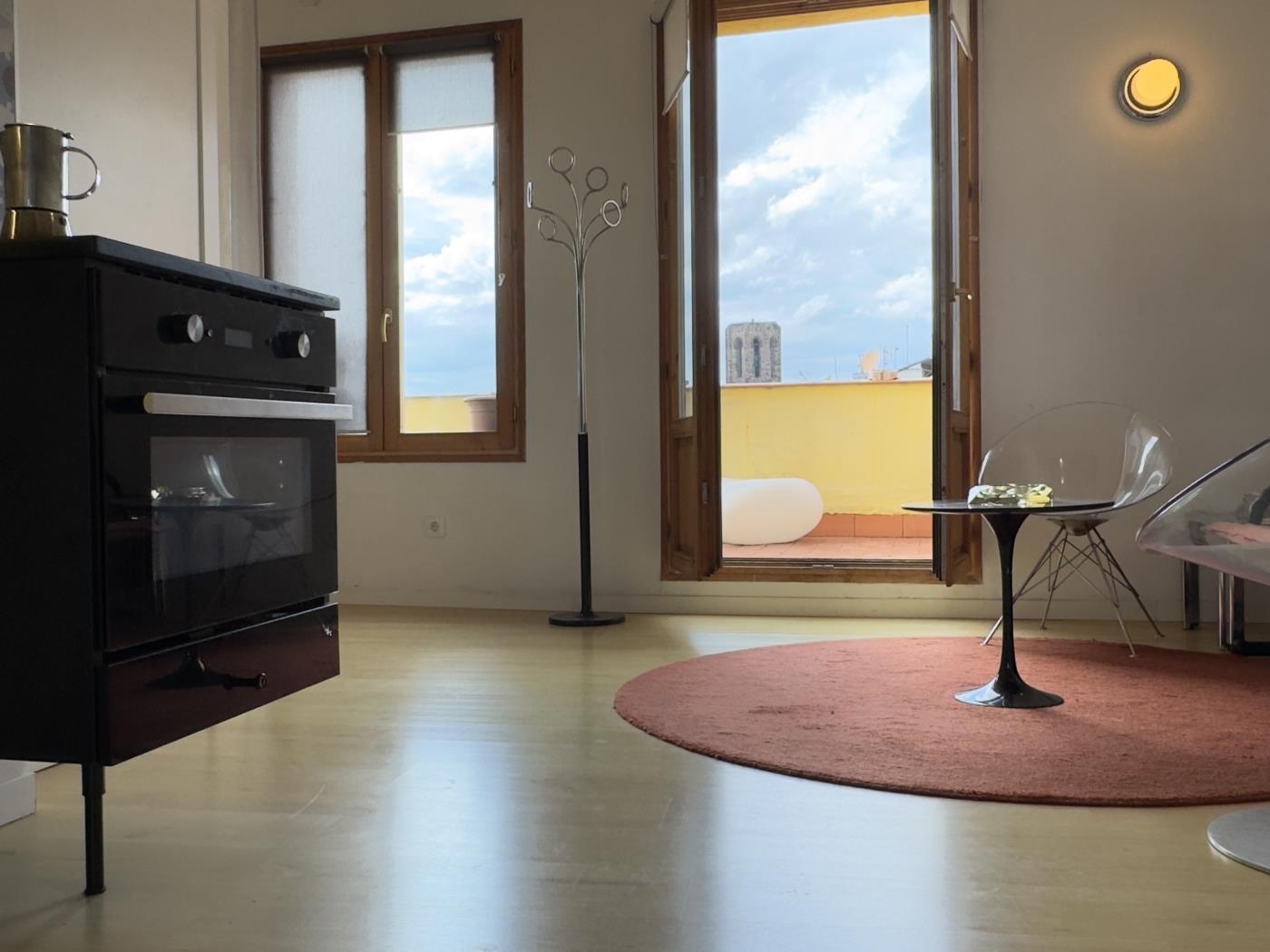 Loft rénové de 2 chambres avec terrasse dans le Quartier Gothique - My Space Barcelona Appartements