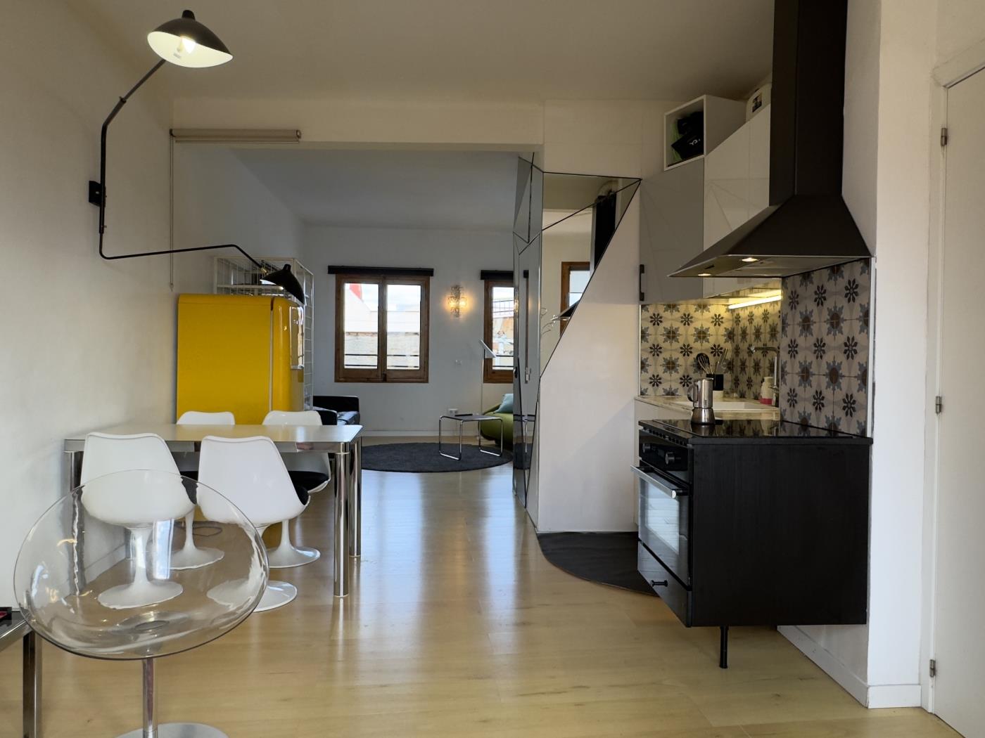 Loft rénové de 2 chambres avec terrasse dans le Quartier Gothique - My Space Barcelona Appartements