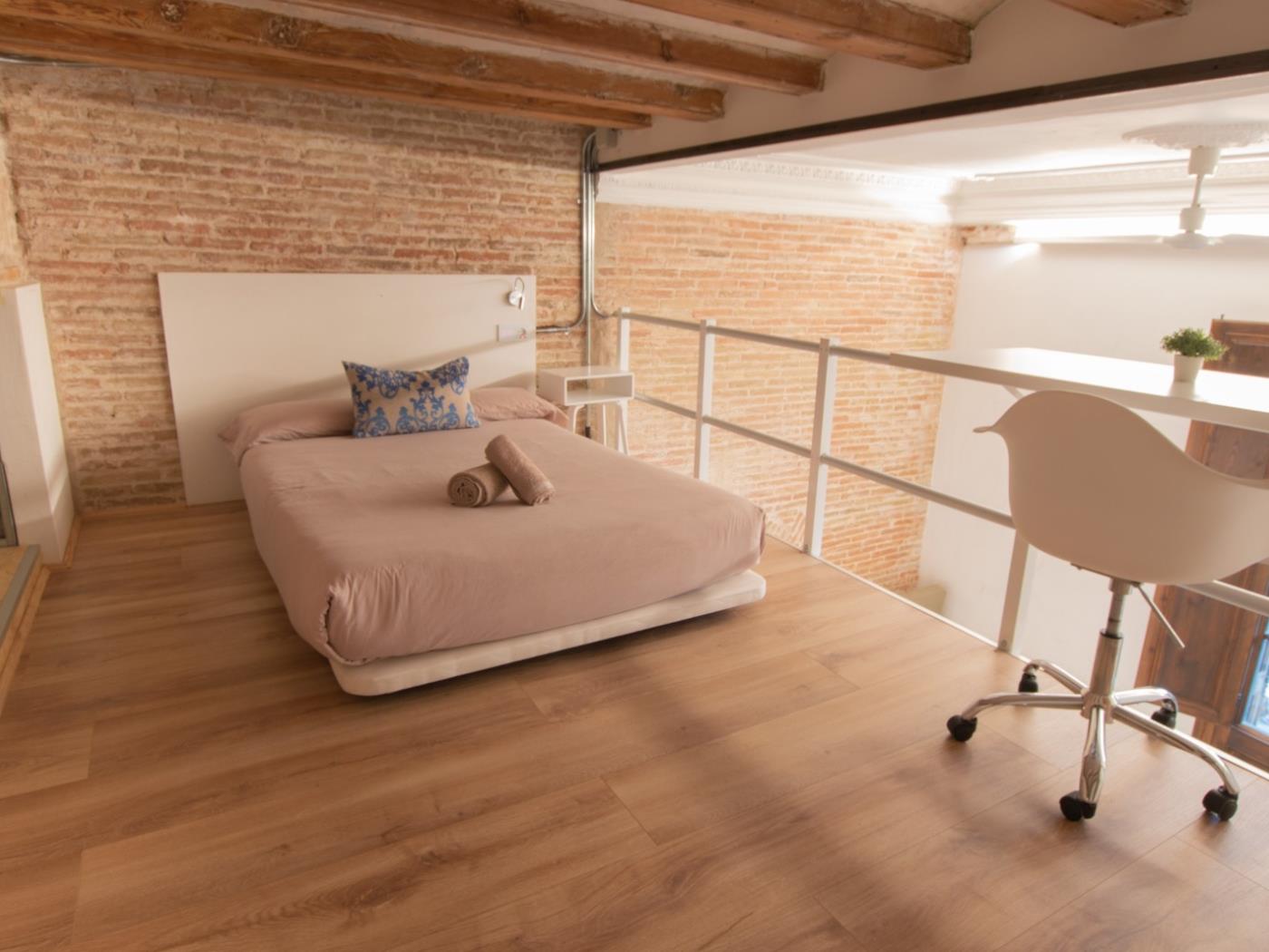 Duplex studio moderne avec grande terrasse en centre-ville - My Space Barcelona Appartements