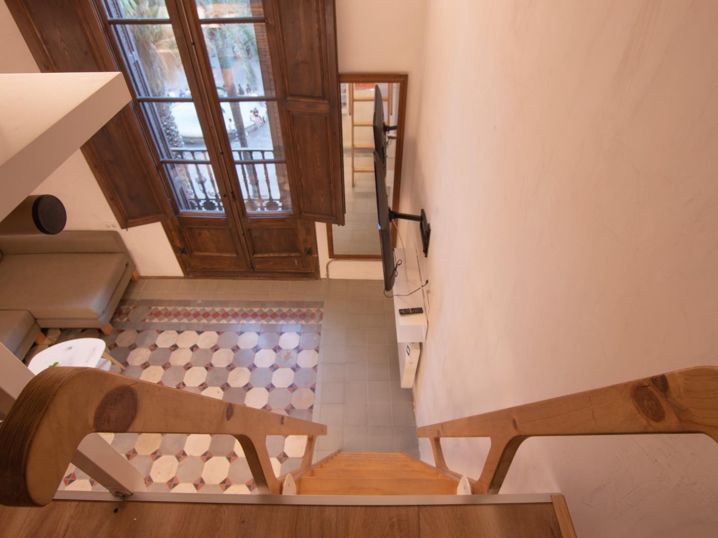 Duplex studio moderne avec grande terrasse en centre-ville - My Space Barcelona Appartements
